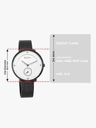 Titan Workwear Black Dial Women Watch With Stainless Steel Strap