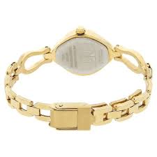 Titan Quartz Analog Champagne Dial Stainless Steel Strap Watch for Women 2536YM03