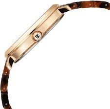 Titan Brown Acetate Quartz Analog Black Dial Brass & Acetate Strap Watch for Women