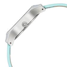 Fastrack Snob X Blue Dial Leather Strap Watch for Girls 6283SL01