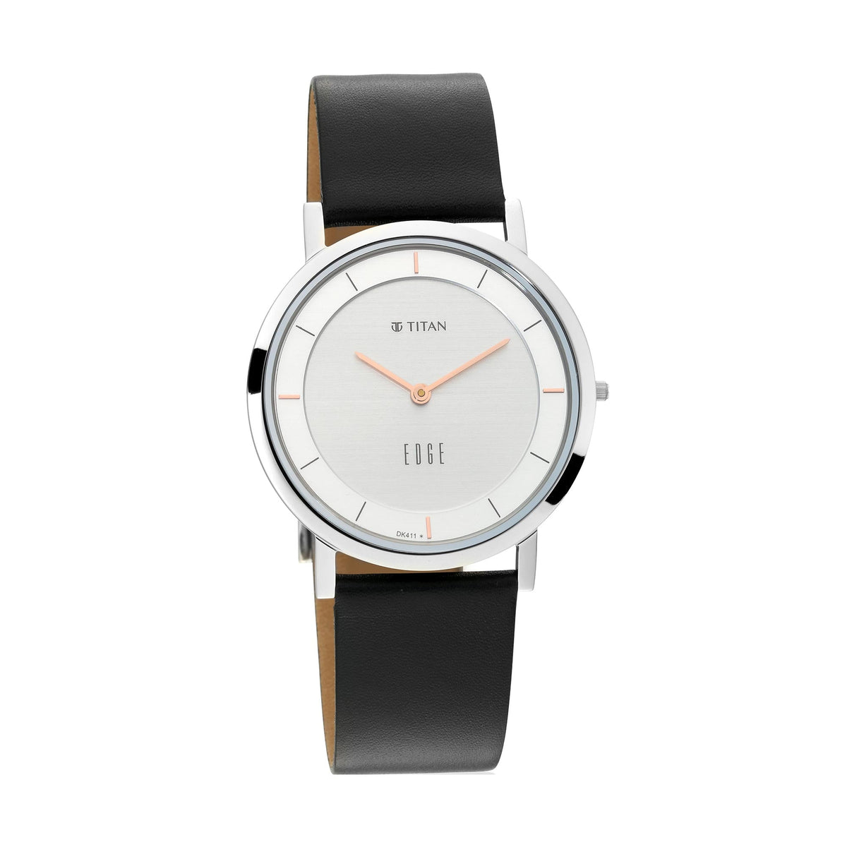 Edge watch with Silver white dial with Rosegold highlights (1595SL06)