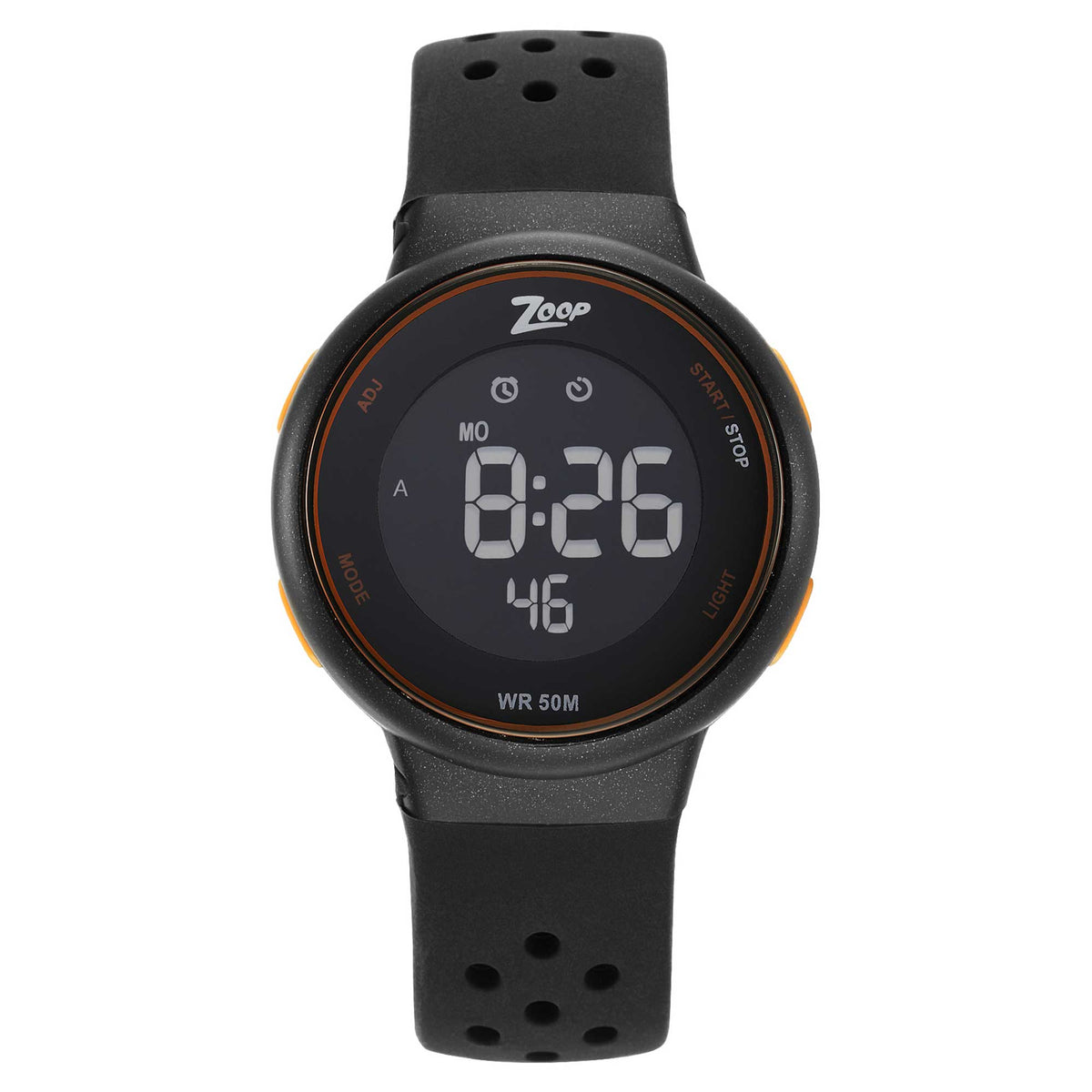Zoop Digital Watch with Black Dial & Black Strap for Girls Kids, from House of Titan