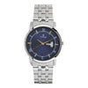 Titan Analog with Day and Date Blue Dial Stainless Steel Strap watch for Men