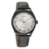 Titan Neo Economy Quartz Analog with Date Silver Dial Grey Leather Strap Watch For Men