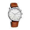 Titan Men's Metropolitan Charm: Men's Multifunctional Black Watch with Leather Strap