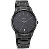 Titan Minimals Quartz Analog with Date Black Dial Black Metal Strap Watch For Men