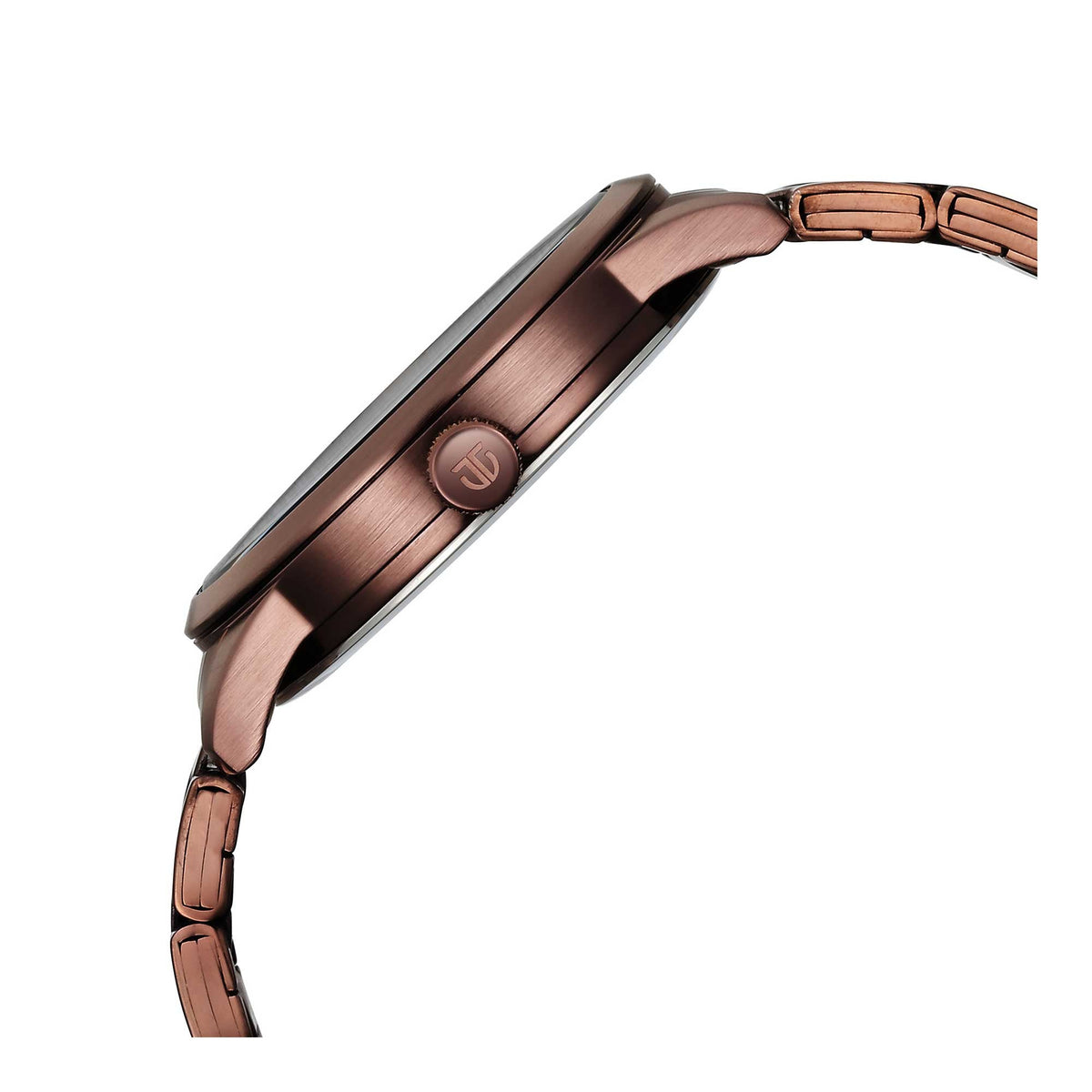 Titan Neo Splash Brown Dial Analog Stainless Steel Strap Watch for Men