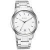 Titan White Dial Silver Metal Strap Analog with Date Watch for Men