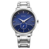 Titan Regalia Blue Dial Silver Stainless Steel Strap Analog Watch for Men