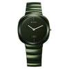 Titan Edge Green Squircle Dial Ceramic Strap Analog Watch for Unisex