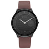 Titan Edge Slim Leather Strap Black Dial Analog Watch for Men
