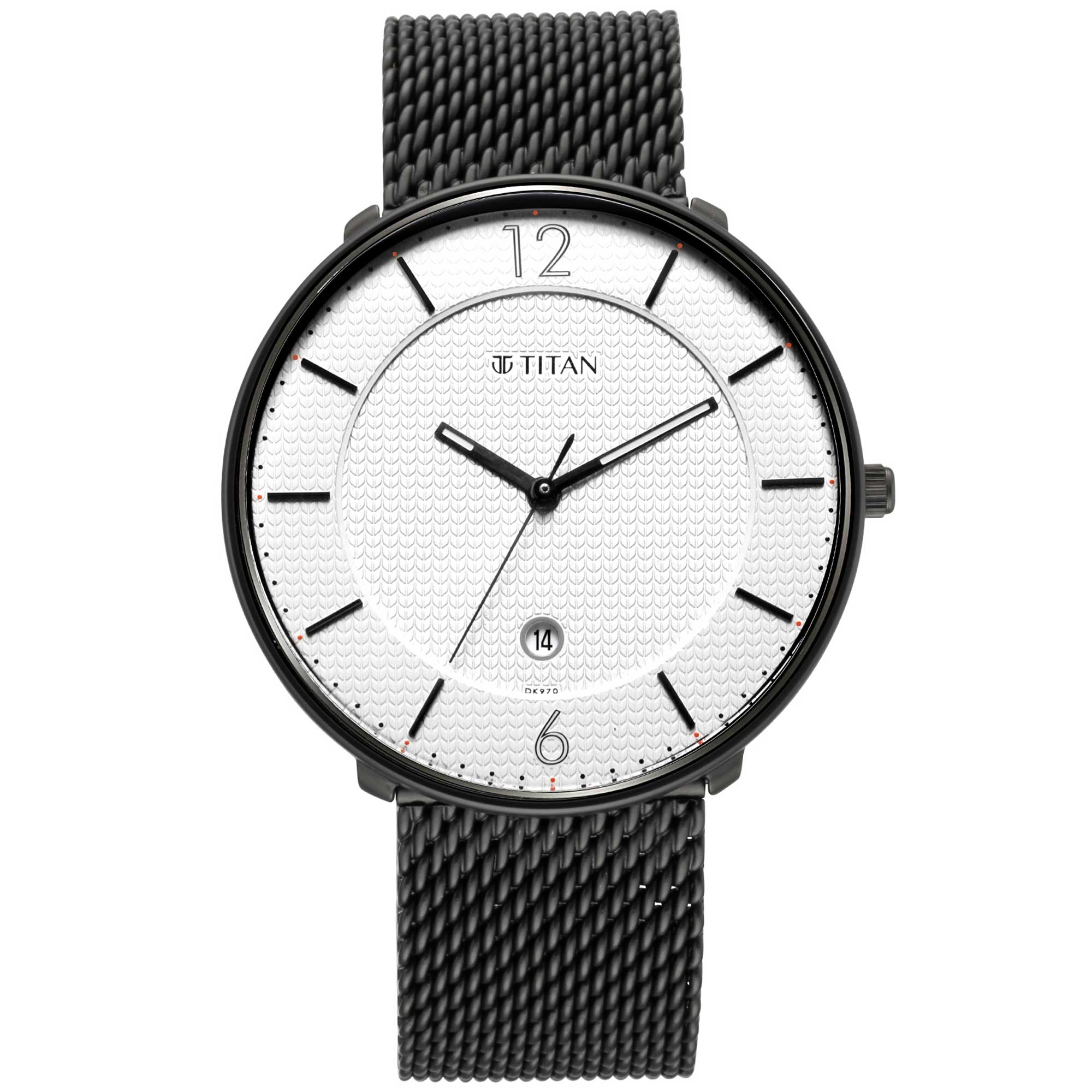 Workwear Watch with White Dial & Stainless Steel Strap (1849NM01)