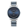 Titan Edge Fusion Quartz Analog Blue Dial Blue Steel & Ceramic Strap Watch for Men 1878KD02