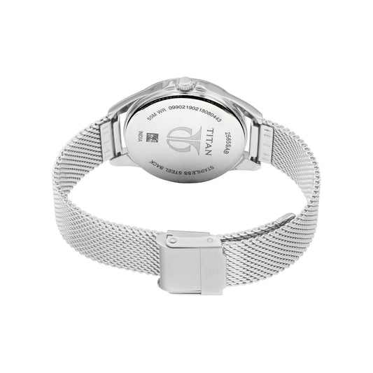 Titan Sparkle Blue Dial Analog Watch for Women