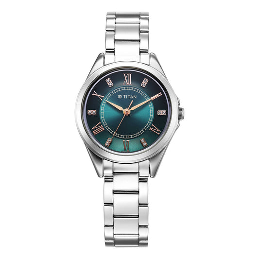 Titan Women Brass Round Shape Watches(2565SM04)