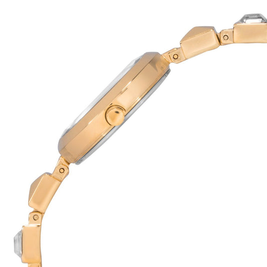 Titan Raga Viva Silver Dial Analog with Date Golden Metal Strap watch for Women 2606YM01