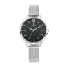 Titan Workwear Black Dial Silver Stainless Steel Analog Watch for Women