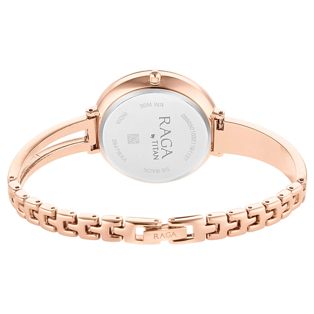 Titan Raga Viva Quartz Analog Rose Gold Dial Rose Gold Metal Strap Watch For Women
