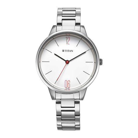 Titan Quartz Analog Black Dial Watch for Women 2648SM09