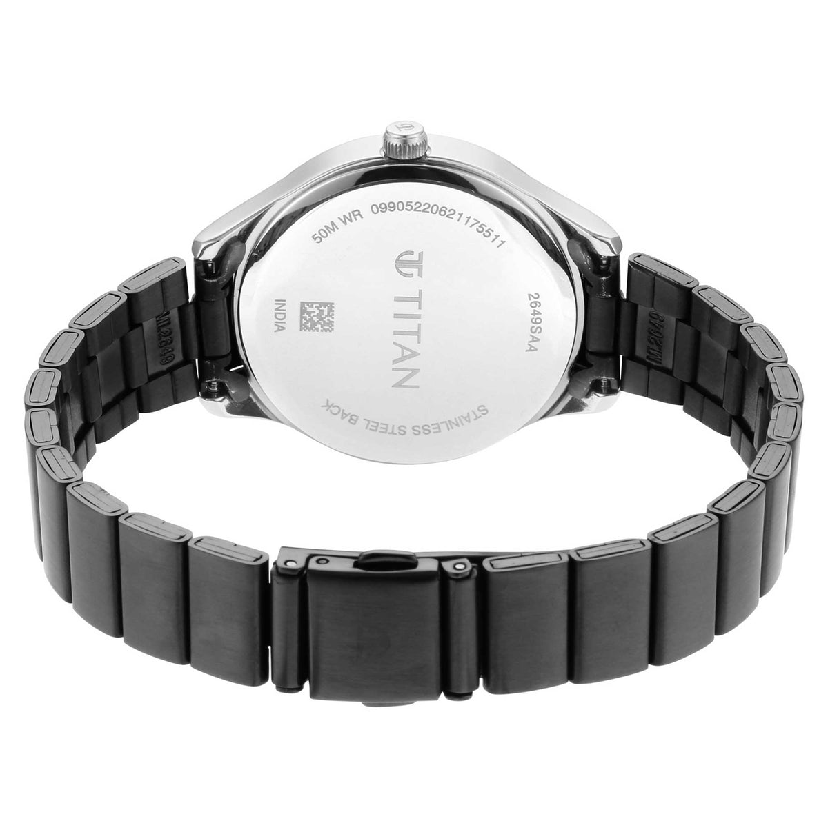 Titan Workwear Silver Dial Women Watch With Stainless Steel Strap
