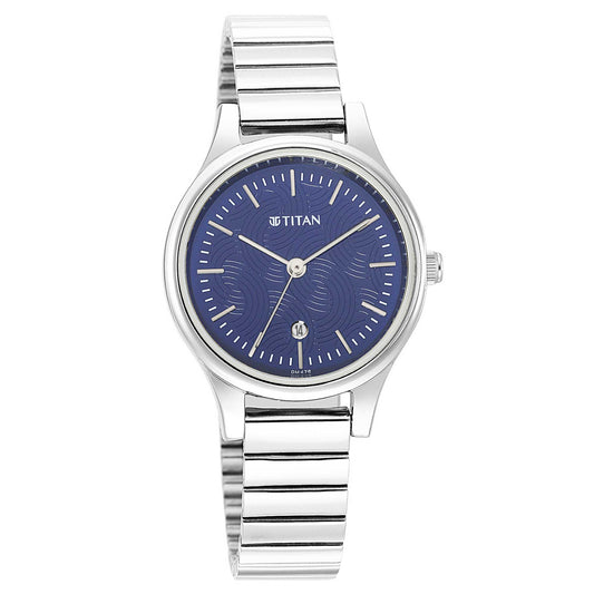 Women Karishma Blue Dial Metal Strap Watch 2679SM01