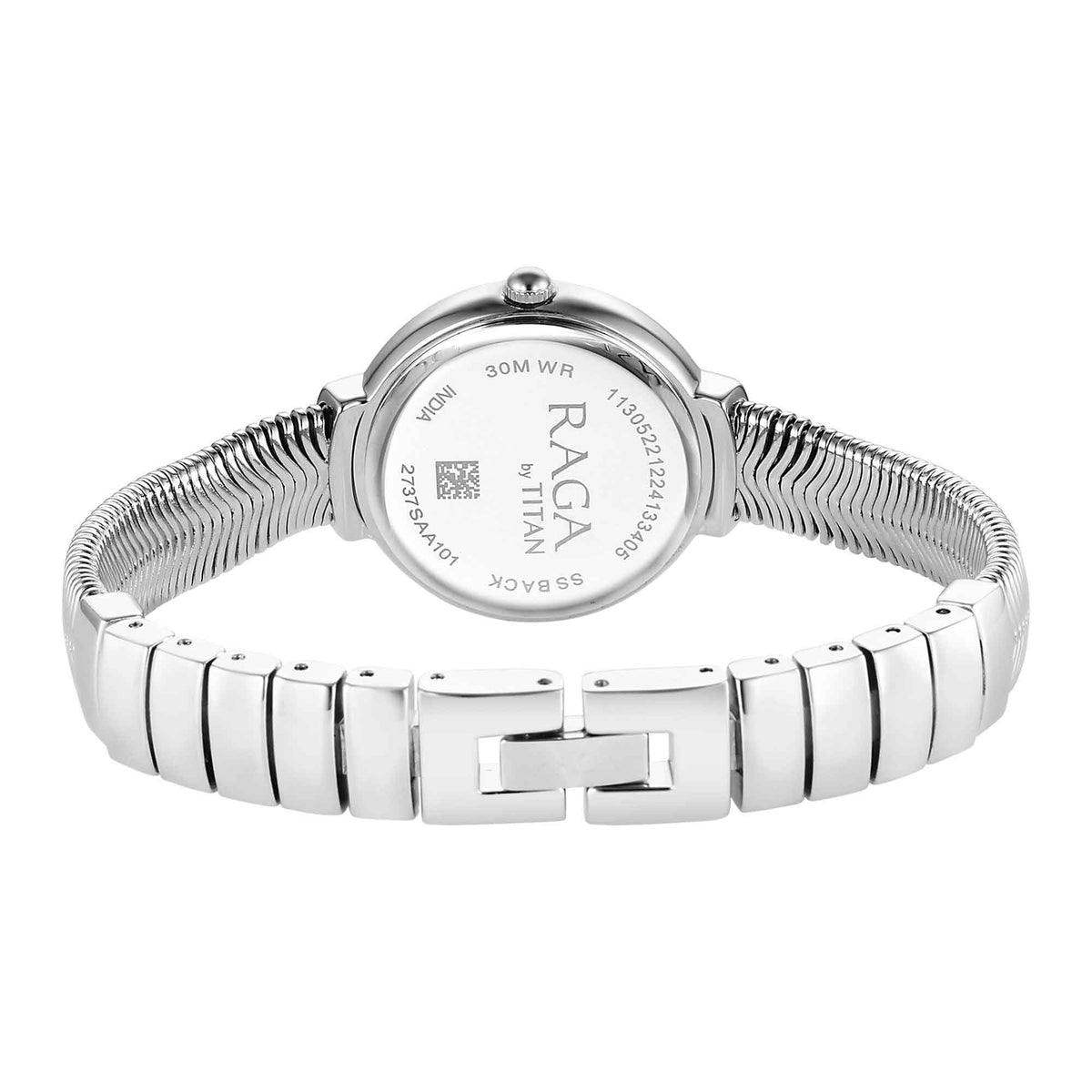Titan Raga Viva Glam Stainless Steel Silver Round