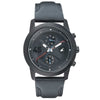 Fastrack Go Skate Quartz Multifunction Black Dial Leather Strap Watch for Guys 3216NL01