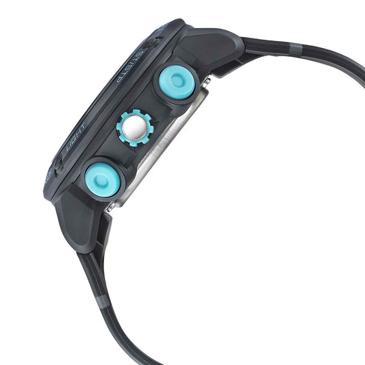 Fastrack Streetwear Blue Dial with Black Colour Strap Watch for Guys