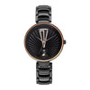 Fastrack Fashion Black Dial Stainless Steel Strap Analog with Date Watch for Women