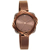 Titan Raga Moments of Joy Brown Dial Analog Stainless Steel Strap Watch for Women 95139QM02