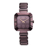 Glitz Purple Dial Metal & Plastic Strap Watch for Women 95208QD01