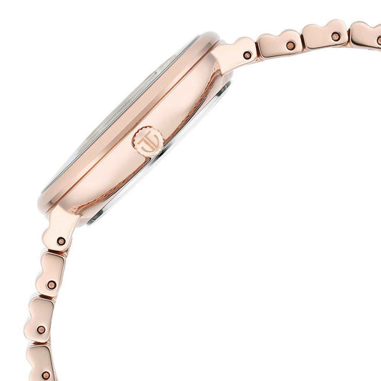 Titan Aura Quartz Alog Silver Dial Stainless Steel Strap Watch for Women (95245WM02)