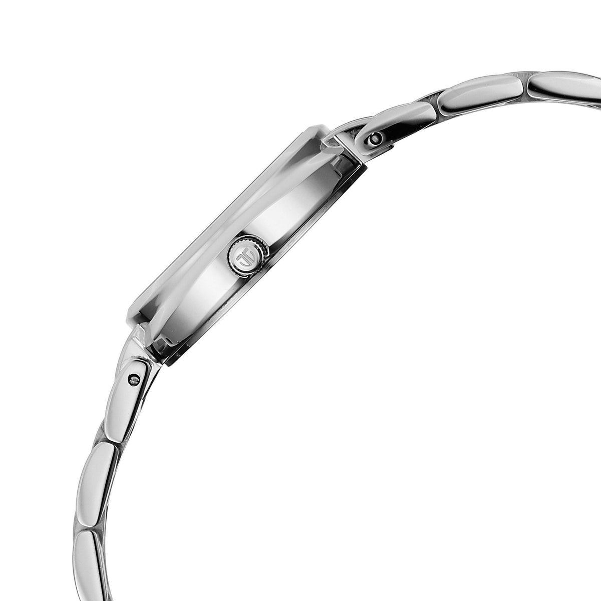 Titan Eminence Quartz White Dial Silver Strap Watch for Women