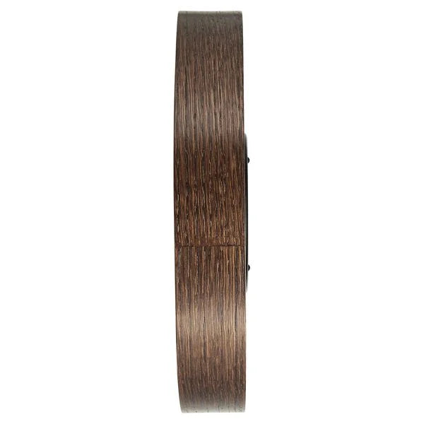Titan Glass-Wood Fusion Wall Clock