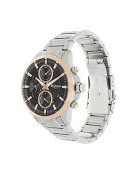 Titan Octane Black Dial Quartz Multifunction Stainless Steel Strap watch for Men 90104KM02