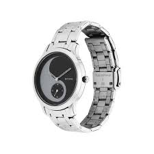 Titan Yin & Yang Black Dial Analog Stainless steel Strap Watch for Men