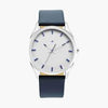 After Dark White Dial Leather Strap Watch for Guys 3273SL01
