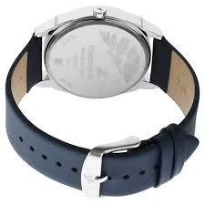 After Dark White Dial Leather Strap Watch for Guys 3273SL01