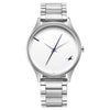 Fastrack Stunners Quartz Analog Silver Dial Metal Strap Watch for Guys 3290SM01