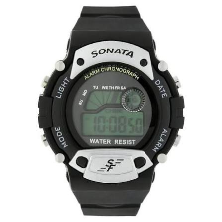 SF Digital Dial Plastic Strap Watch for Men 7982PP02