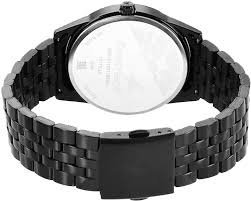 Fastrack Stunners Quartz Analog Black Dial Metal Strap Watch for Guys 3277NM01