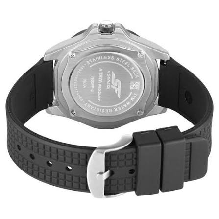 SF Sporty Blue Dial Polyurethane Strap Watch for Men 7930PP19