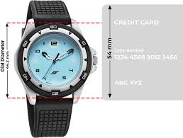 SF Sporty Blue Dial Polyurethane Strap Watch for Men 7930PP19