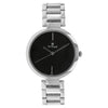 Titan Quartz Analog Black Dial Stainless Steel Strap Watch for Women 2480SM02
