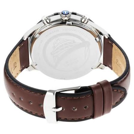 Titan Maritime White Dial Quartz Multifunction Leather Strap Watch for Men