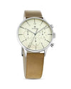Titan On Trend White Dial Quartz Multifunction Leather Strap watch for Men