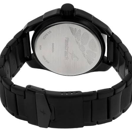 Fastrack Quartz Analog Grey Dial Stainless Steel Strap Watch for Guys