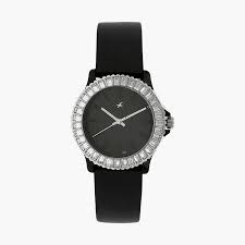 Fastrack Quartz Analog Black Dial Plastic Strap Watch for Girls 9827PP02
