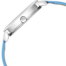 Fastrack Stunners Quartz Analog Blue Dial Leather Strap Watch for Girls 6282SL01