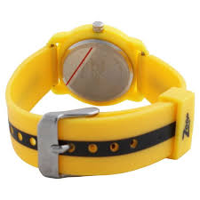 Zoop By Titan Quartz Analog Yellow Dial PU Strap Watch for Kids C3025PP03